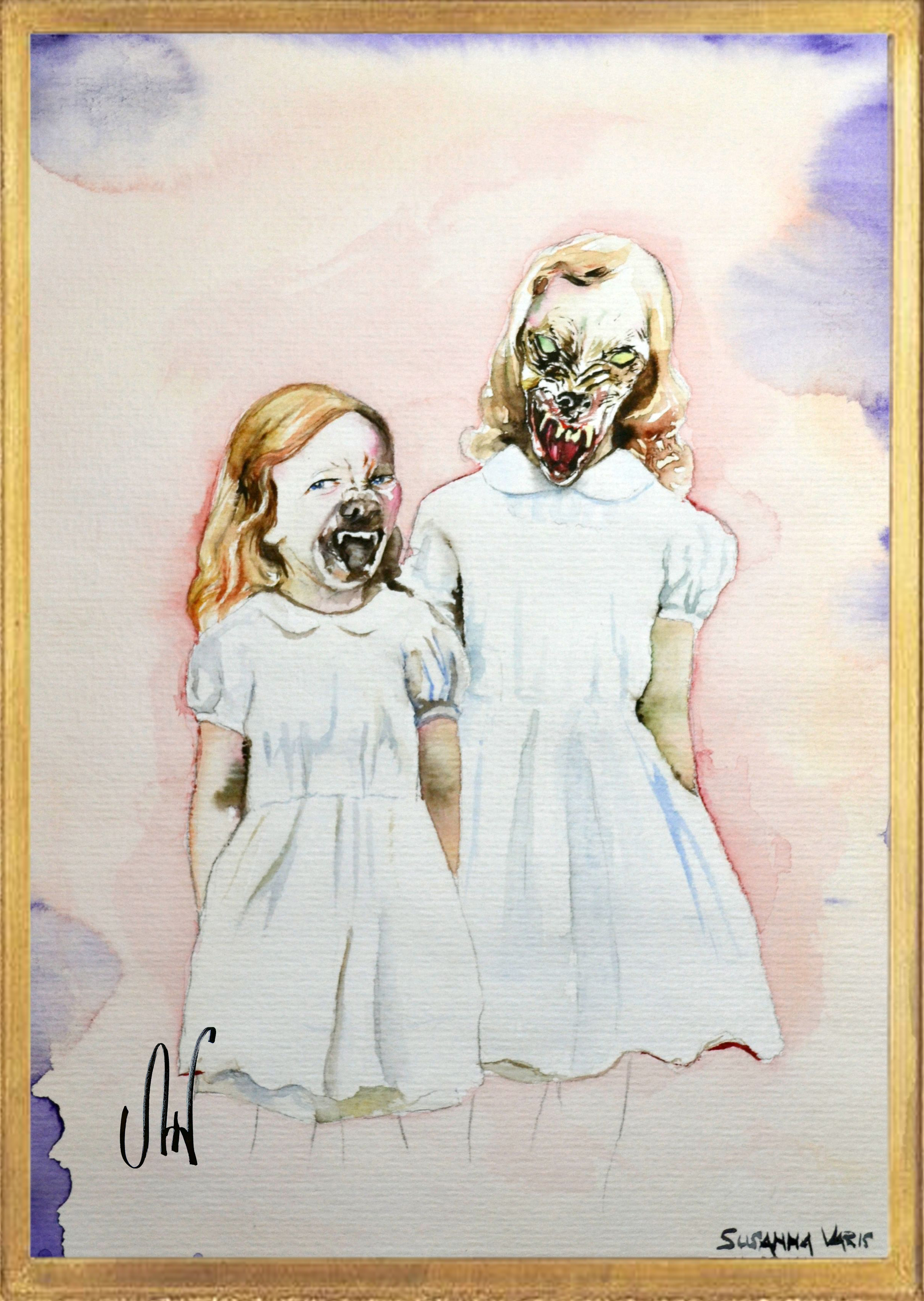 Bitches Made in Hell water colour 2011